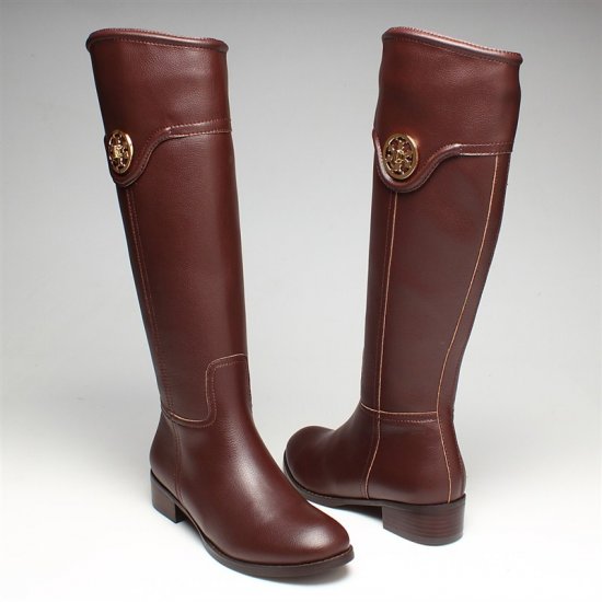 Brown Riding Tory Burch Boot On Sale